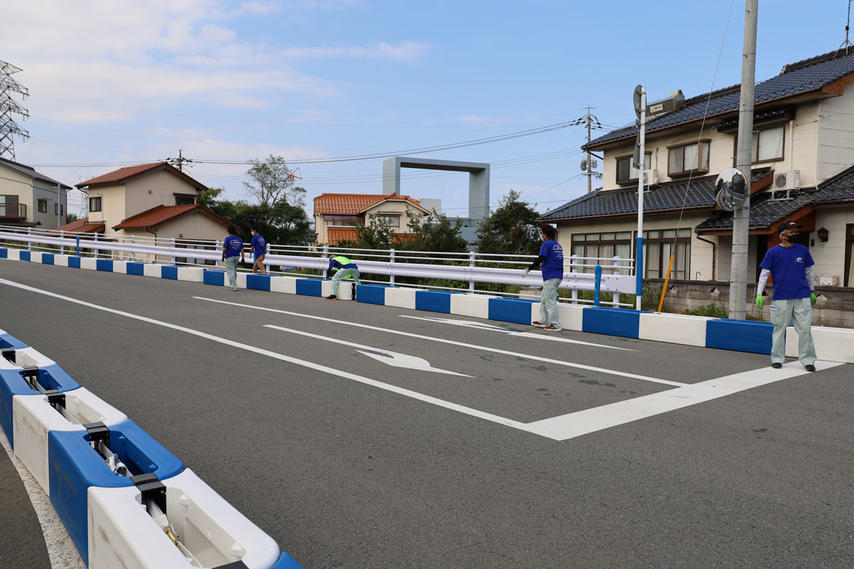 写真：A1市街地グランプリGOTSU2020の江津市街地コース