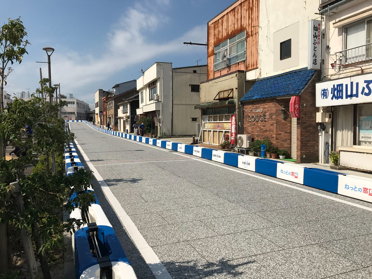 写真：A1市街地グランプリGOTSU2020の江津市街地コース