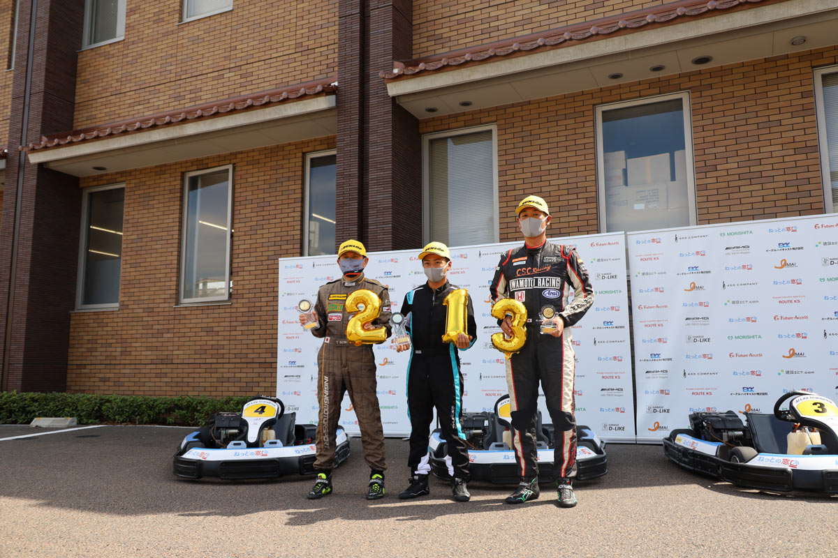 写真：A1市街地グランプリGOTSU2020決勝レース当日の山陰合同銀行江津市